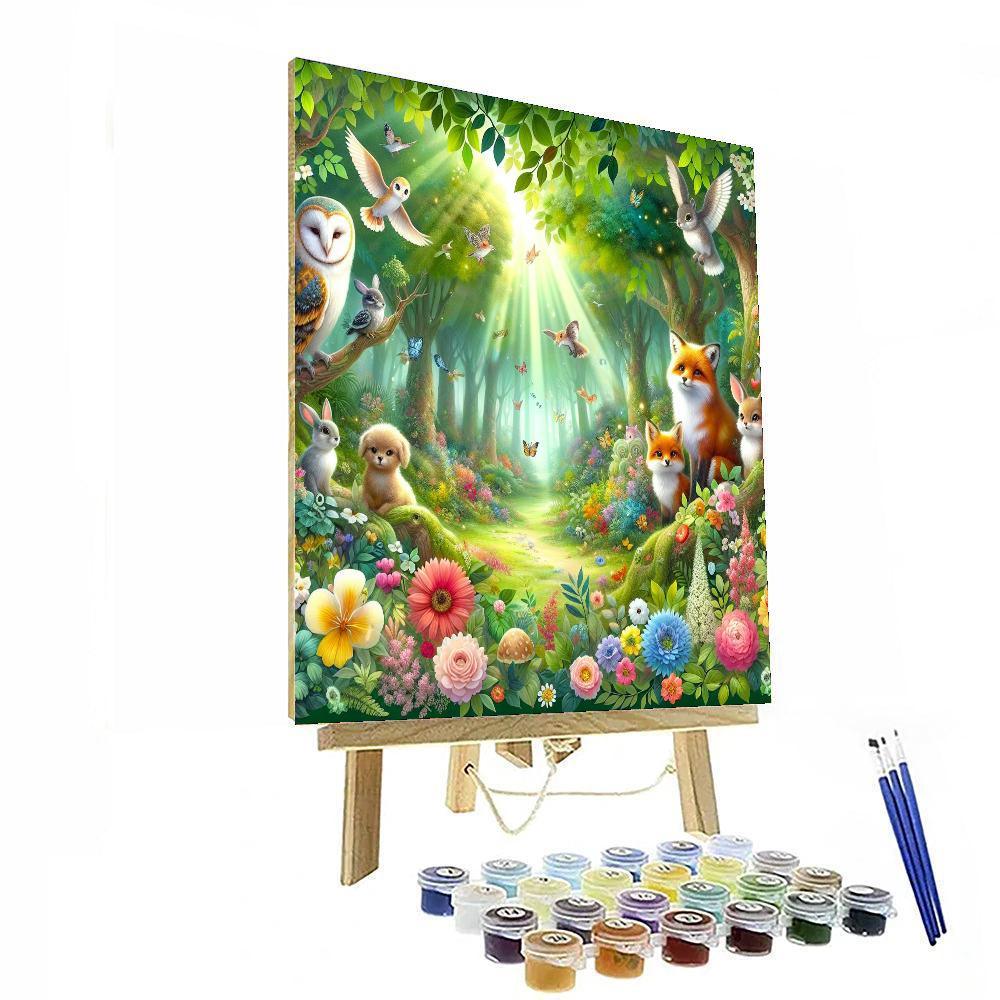 Mysterious Forest Creatures Numbered Painting Kits