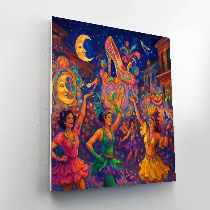 Krewe Of Muses Parade - New Orleans, Usa Paint By Number