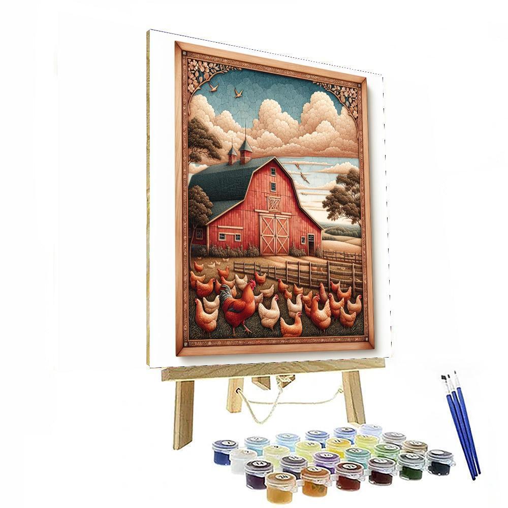 Nostalgic Farm Life Paint By Numbers Art