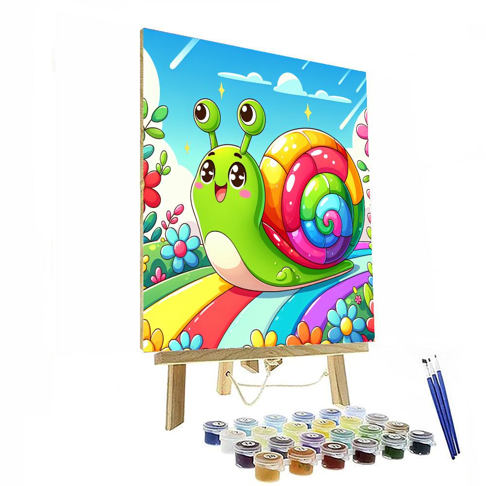 Bubbly Snail Paint By Color