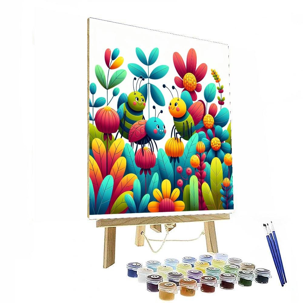 Brilliant Bugs Learning Safari Painting By Numbers Kit