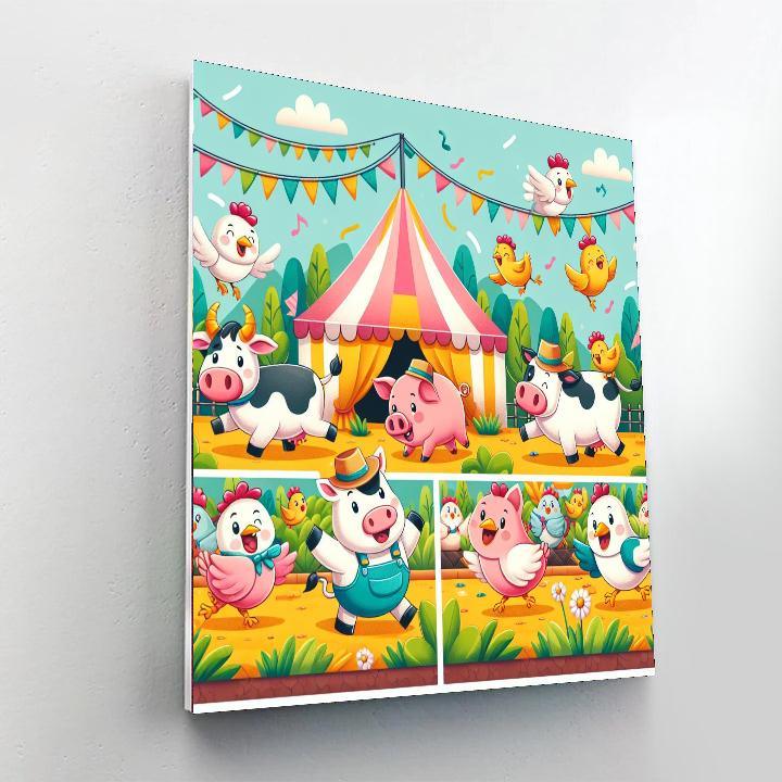 Farmyard Festival Paint By Number