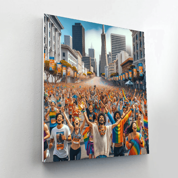 Bay To Breakers - United States Paint By Color