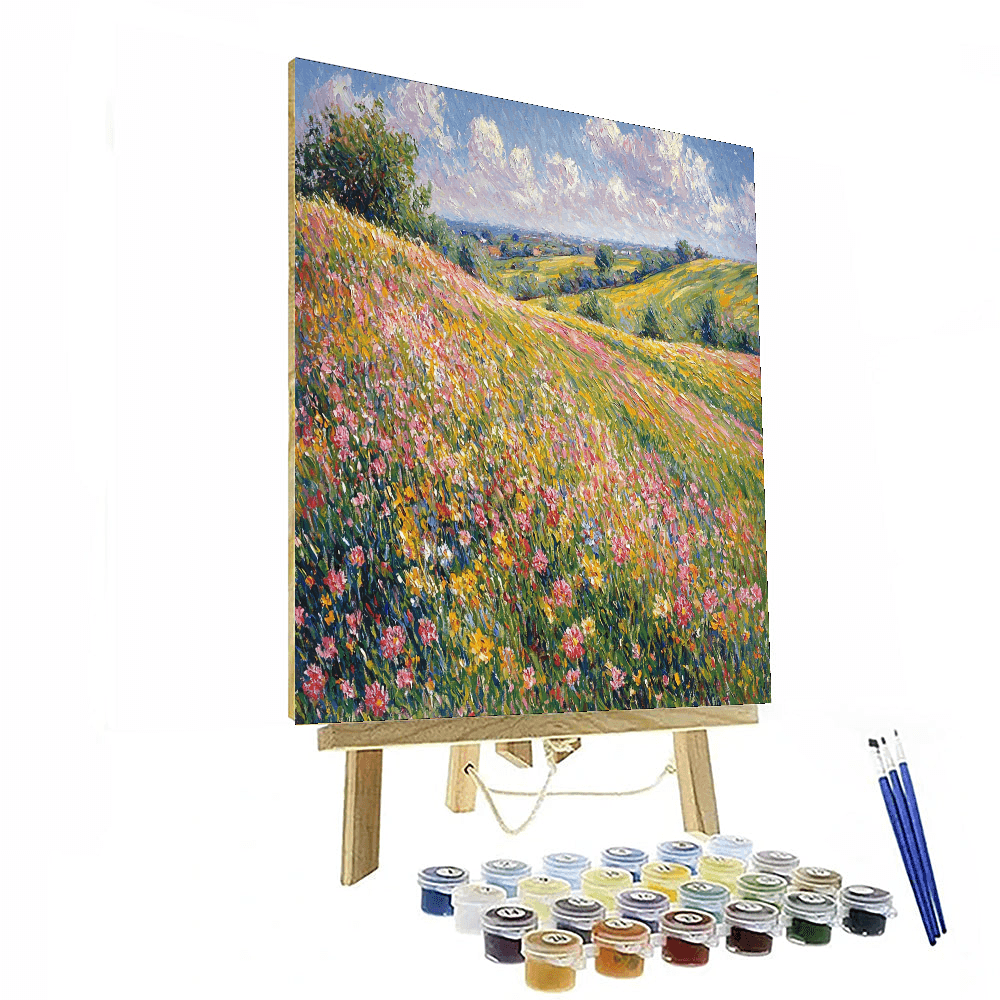 Claude Monet Inspired Joyful Meadows  Paint By Color