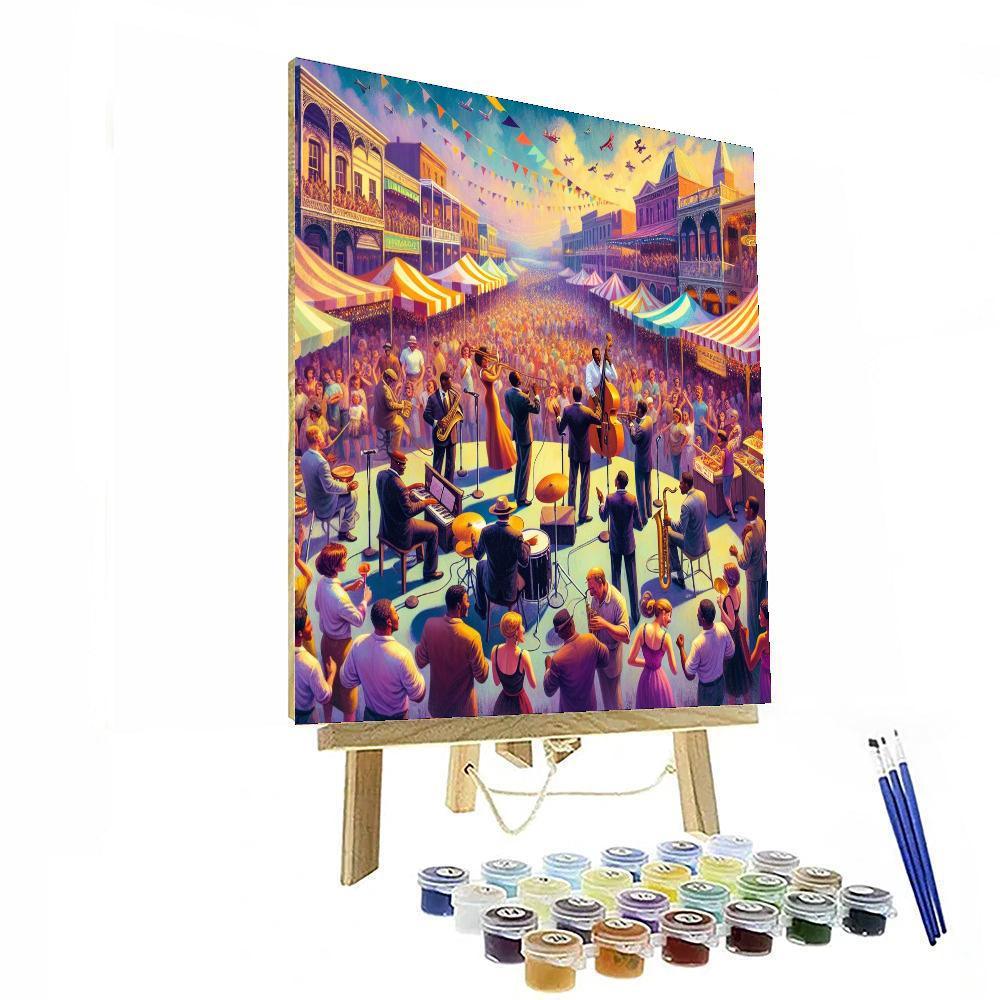 Jazz Fest - New Orleans, United States Paint By Numbers Kits