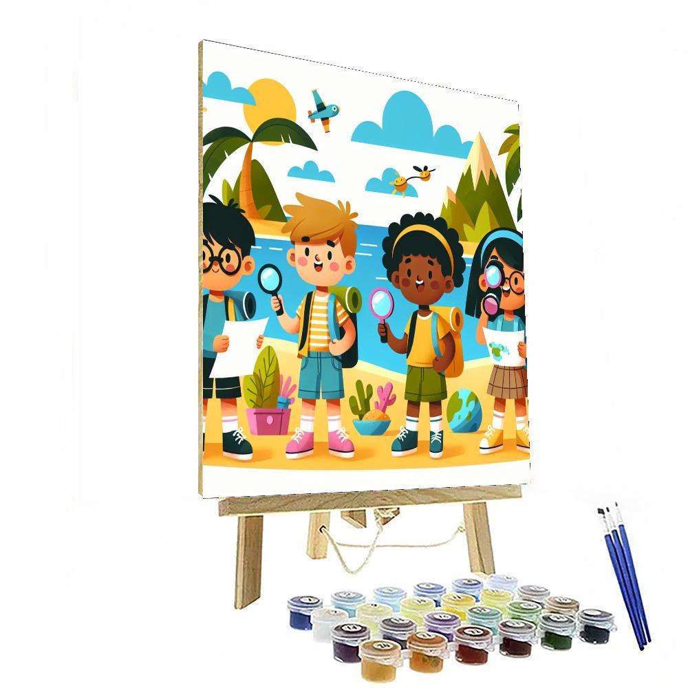Tropical Island Discovery Paint By Numbers