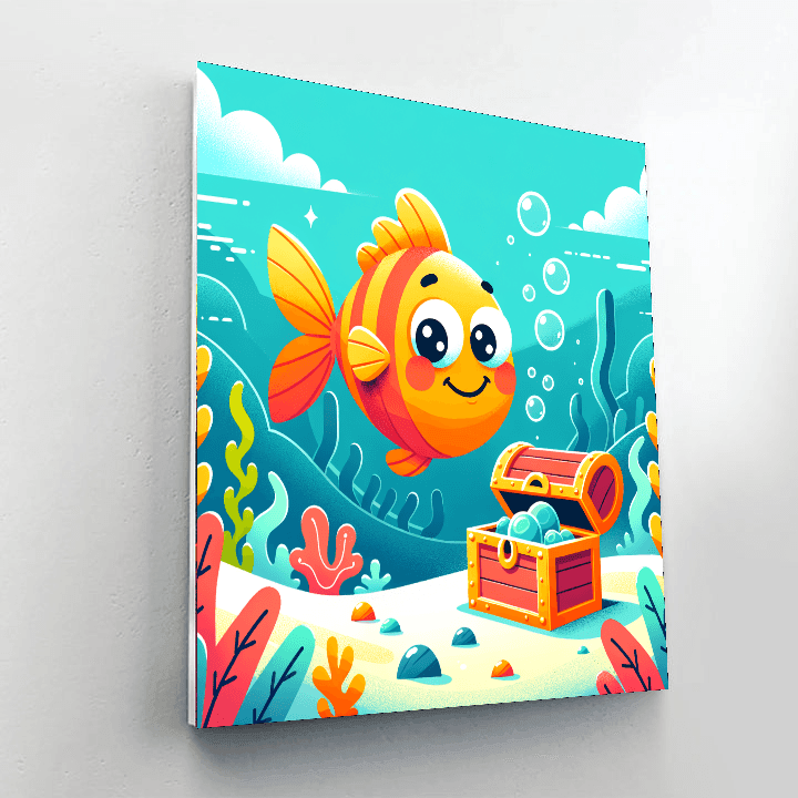 Undersea Treasure Hunt Paint By Numbers Kits