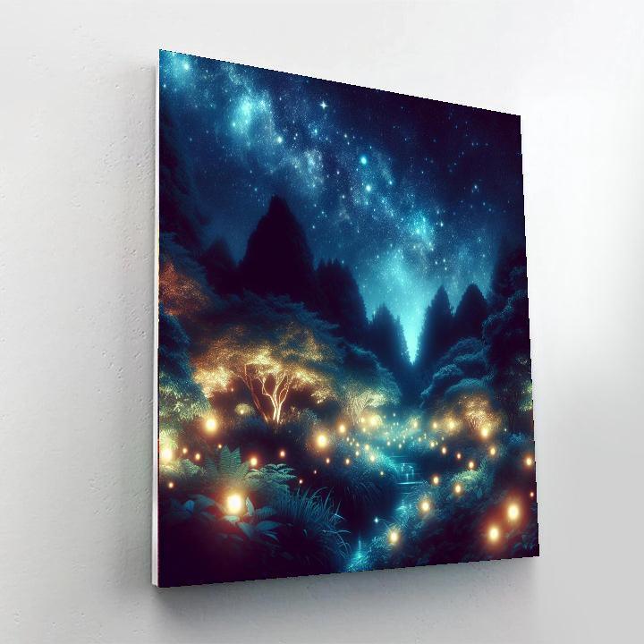 Celestial Garden Night Numbered Painting Kits