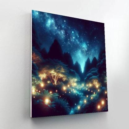 Celestial Garden Night Numbered Painting Kits