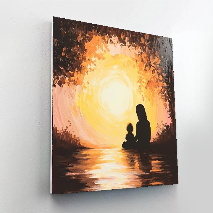 Soft Light Of Dawn Number Painting