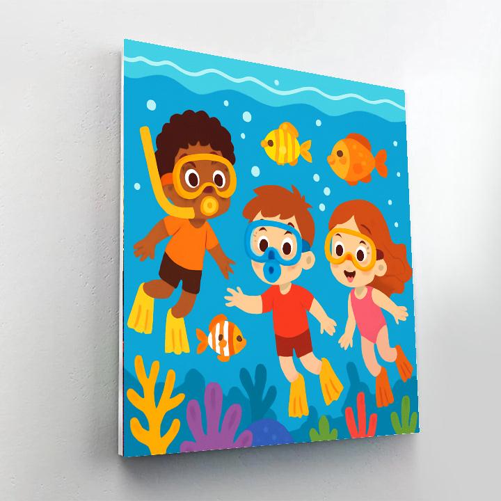 Exciting Underwater Expedition Paint By Numbers