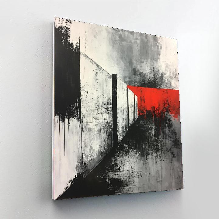 Banksy Inspired The Wall Between Us  Number Painting