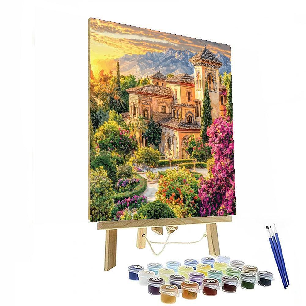Granada - Spain Numbered Painting Kits