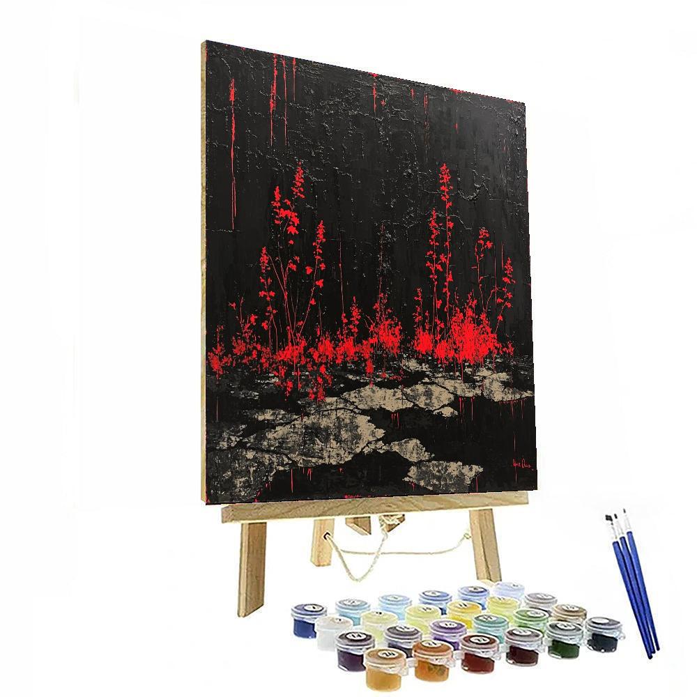 Banksy Inspired Resilience Of Nature  Paint By Number