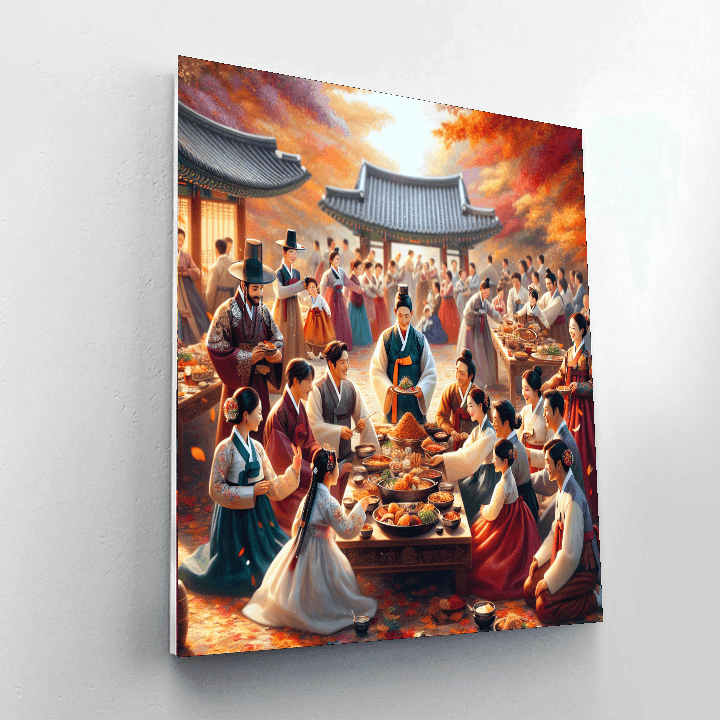 Chuseok Number Painting