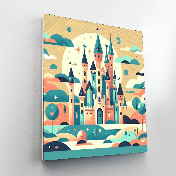 Fairytale Castle Journey Painting Number Kit