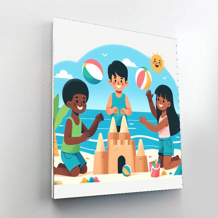 Bubbly Beach Bash Paint By Numbers Kits