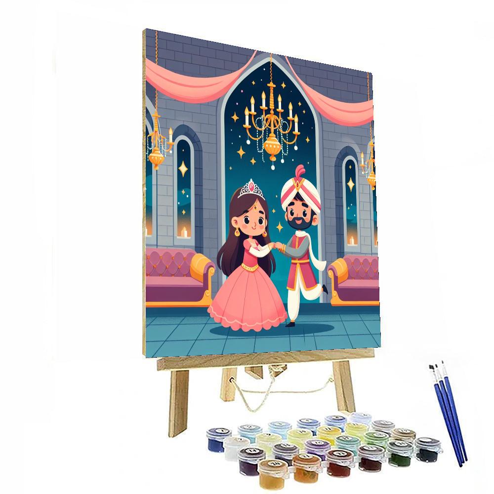 Castle Fairy Tale Ball Painting By Numbers Kit