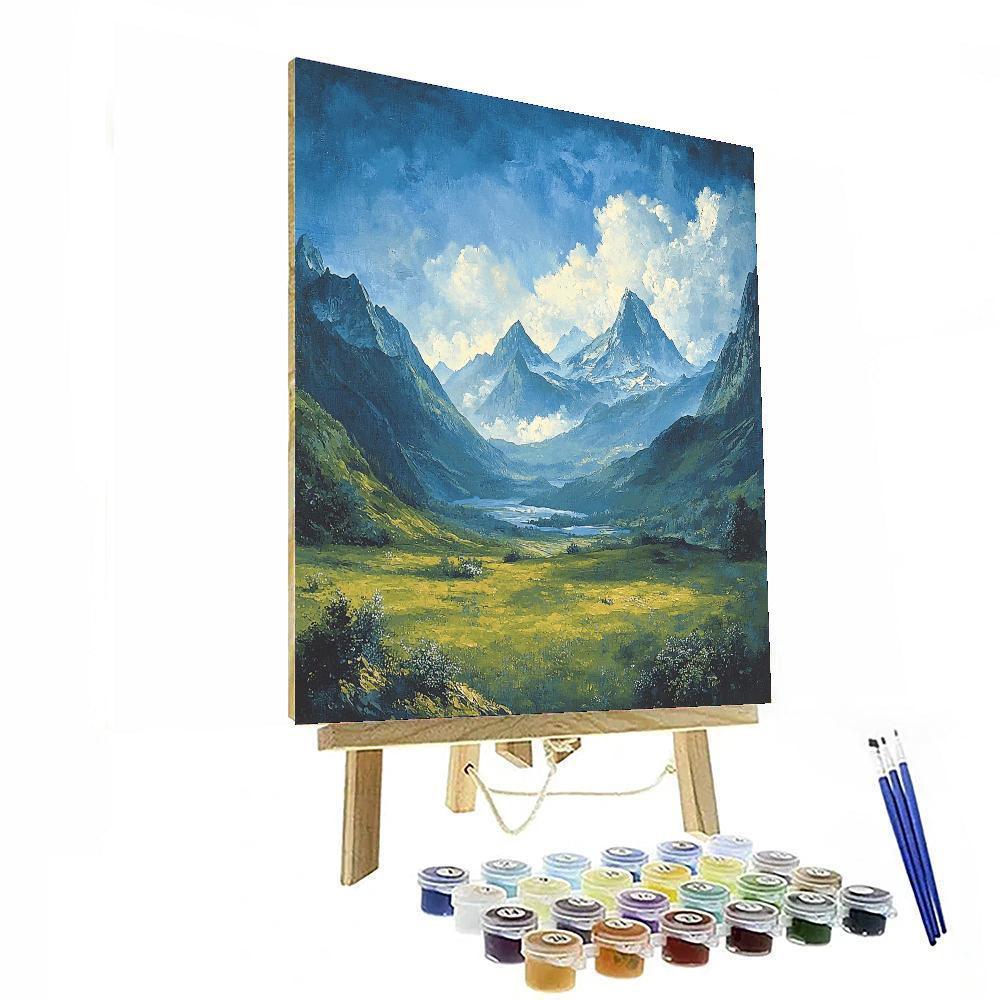 John Constable Inspired Wilderness Harmony  DIY Paint By Numbers