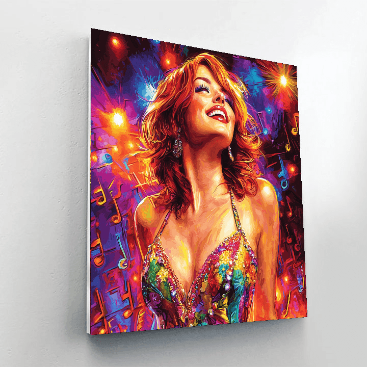 Emma Stone: Dancing With The Stars Of Storytelling Paint By Numbers