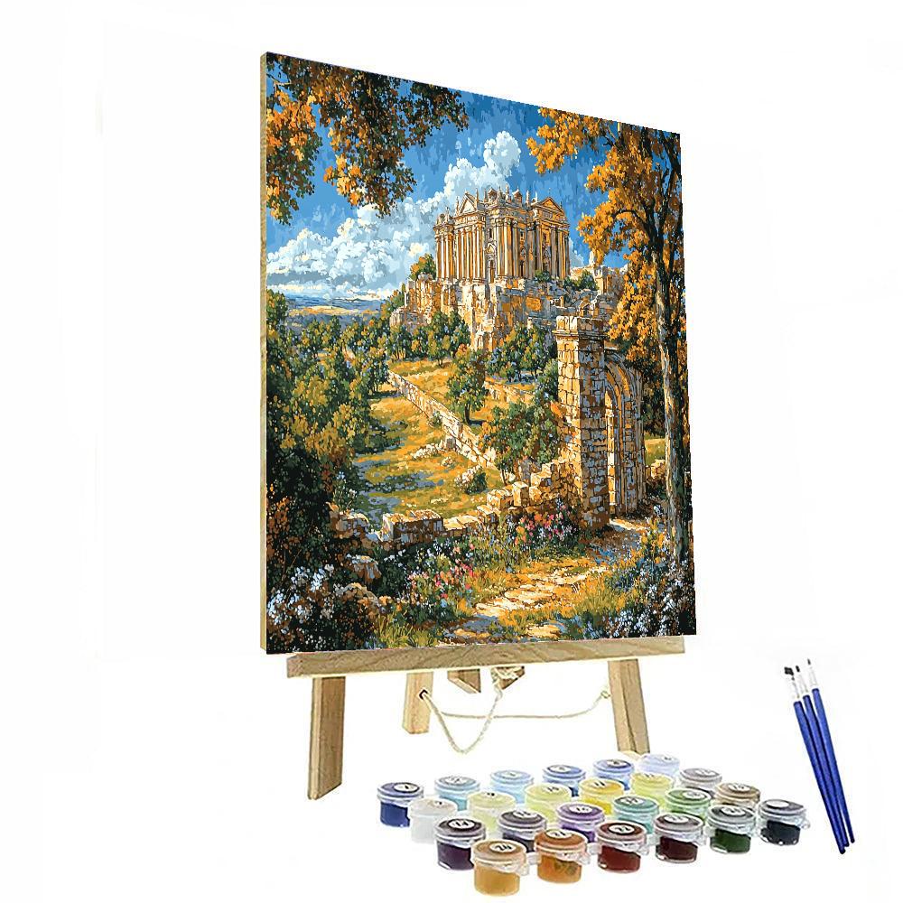John Constable Inspired Historical Landmark Reverie  Paint By Numbers