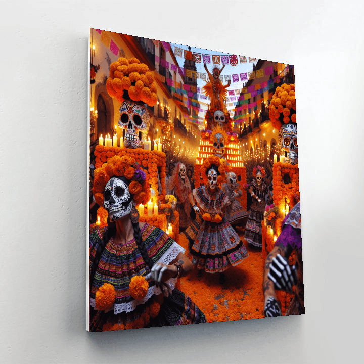 Día De Los Muertos - Oaxaca, Mexico Paint By Number