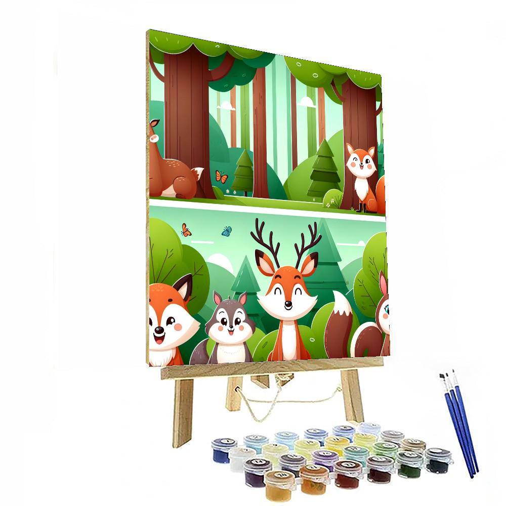 Secret Forest Kingdom Painting Number Kit