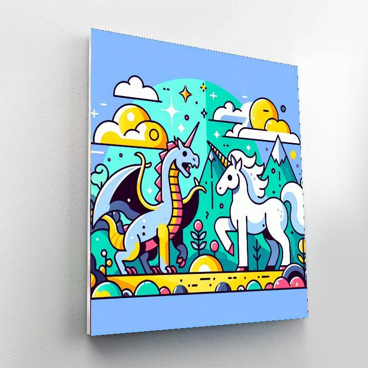 Mythical Creatures Expedition Numbered Painting Kits