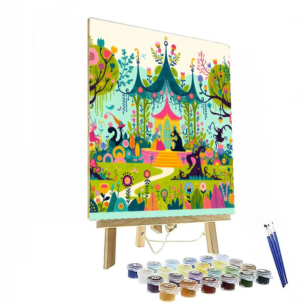 Magical Garden Exploration Painting Number Kit