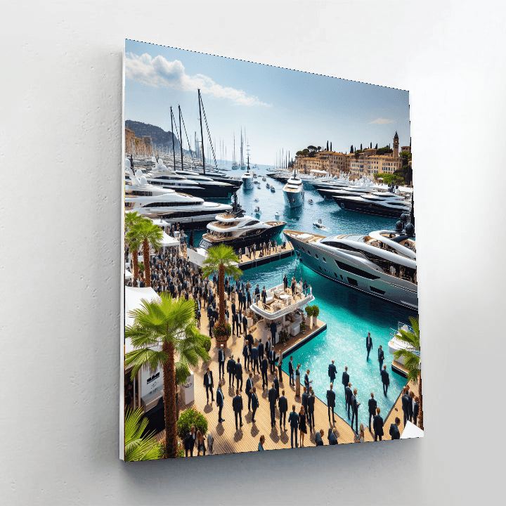 Cannes Yachting Festival - Cannes, France Number Painting