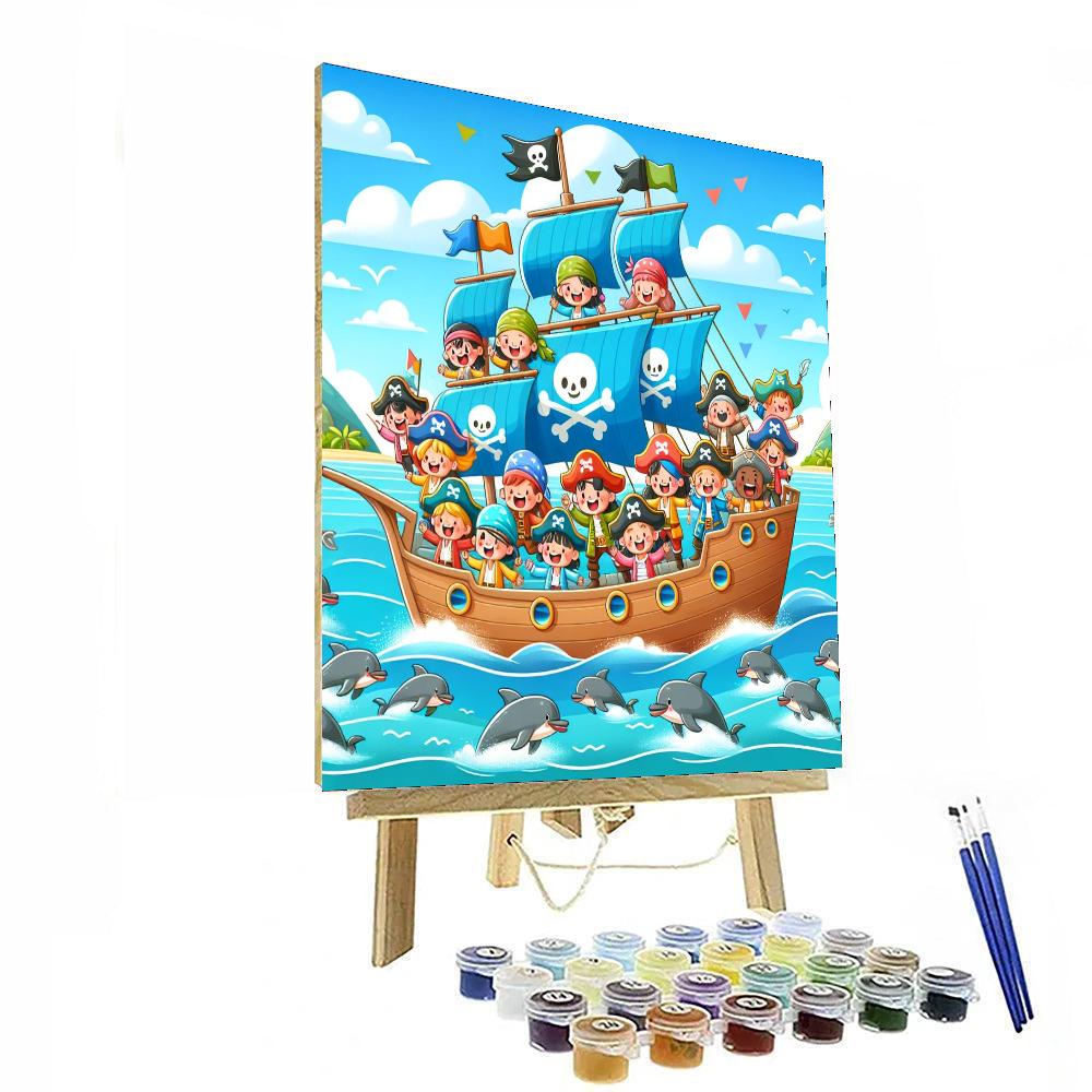 Sailing With Pirate Pals Numbered Painting Kits
