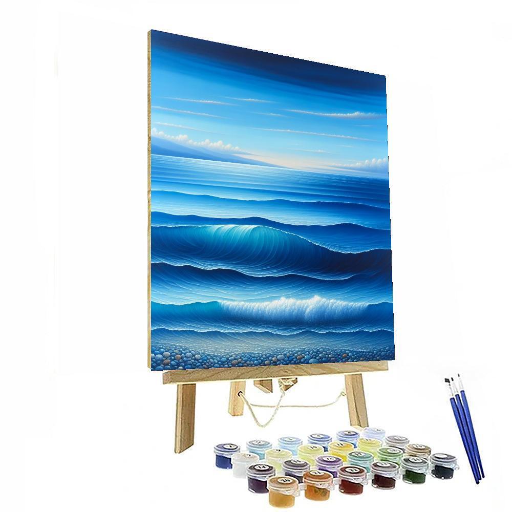 Cobalt Sea Tranquility Paint By Number