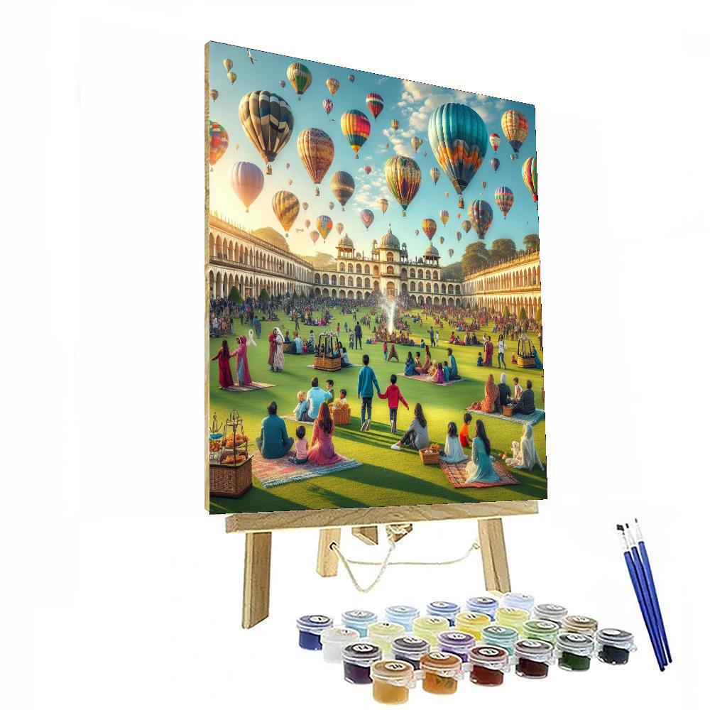 Bristol Balloon Fiesta - Bristol, Uk Paint By Numbers Art