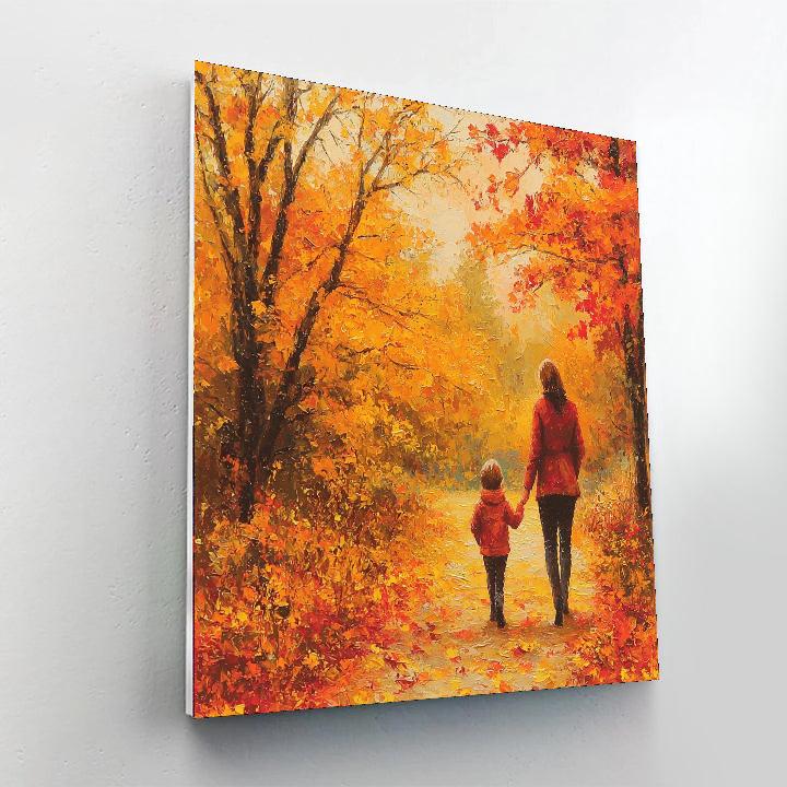 A Walk Through Time Number Painting