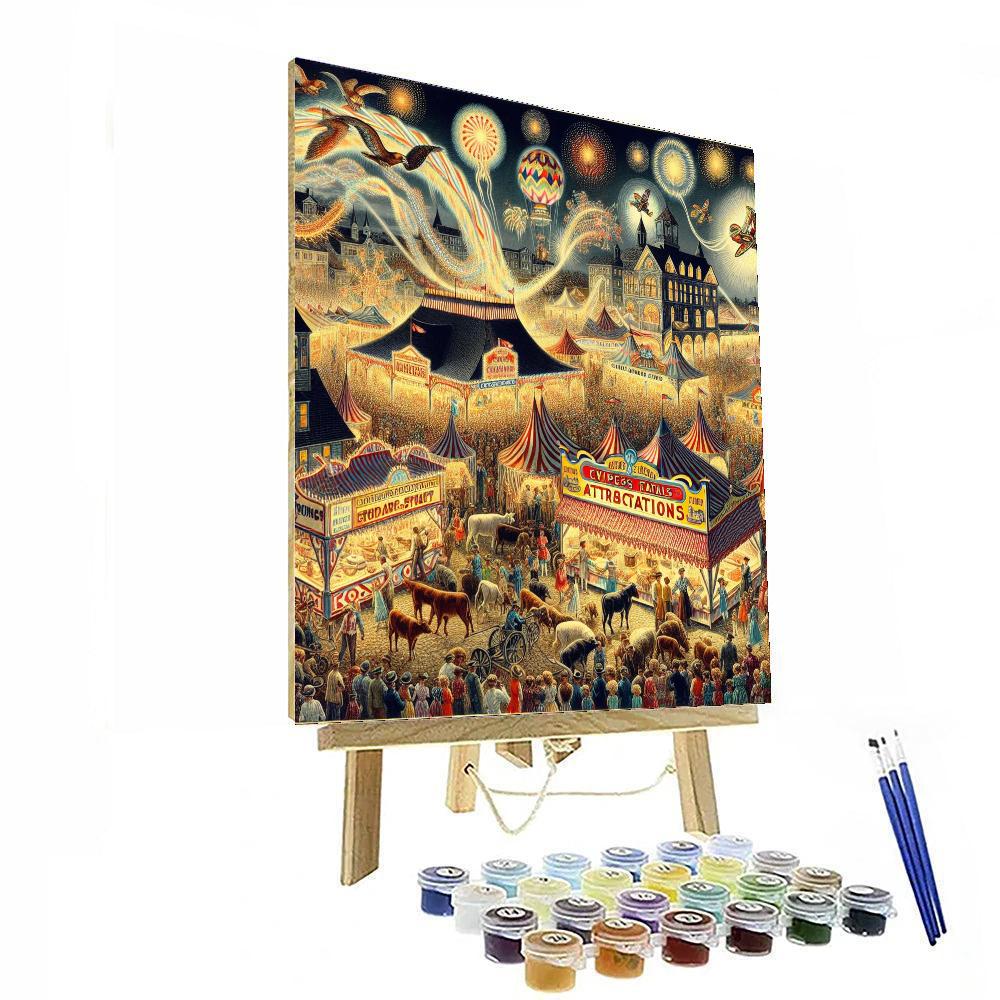 The Big E - Usa Paint By Color