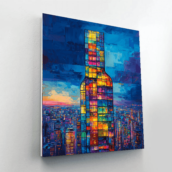 Torre Agbar Numbered Painting Kits