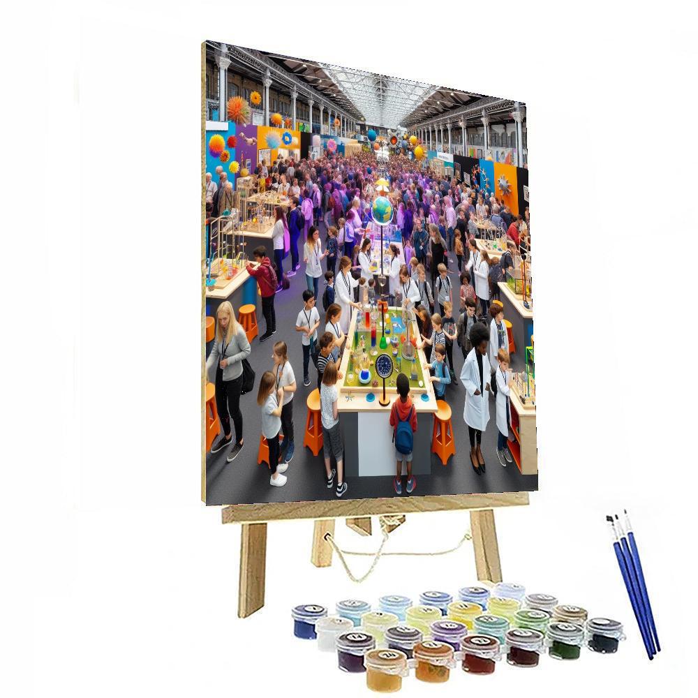 Edinburgh Science Festival - Scotland Numbered Painting Kits