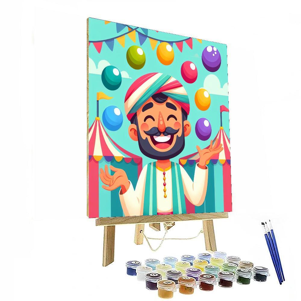 Jolly Juggler Paint By Color