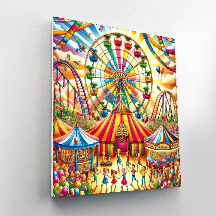 Charming Summer Carnival Paint By Color