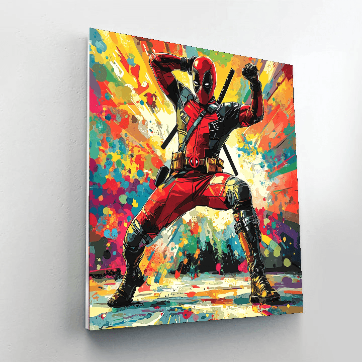 Ryan Reynolds: Unmasking The Charismatic Merc With A Mouth Painting By Numbers Kit