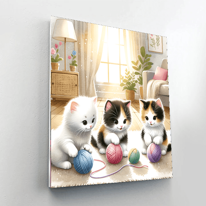 Adorable Kittens Paint By Numbers