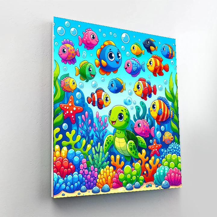 Fun Ocean Adventure Number Painting