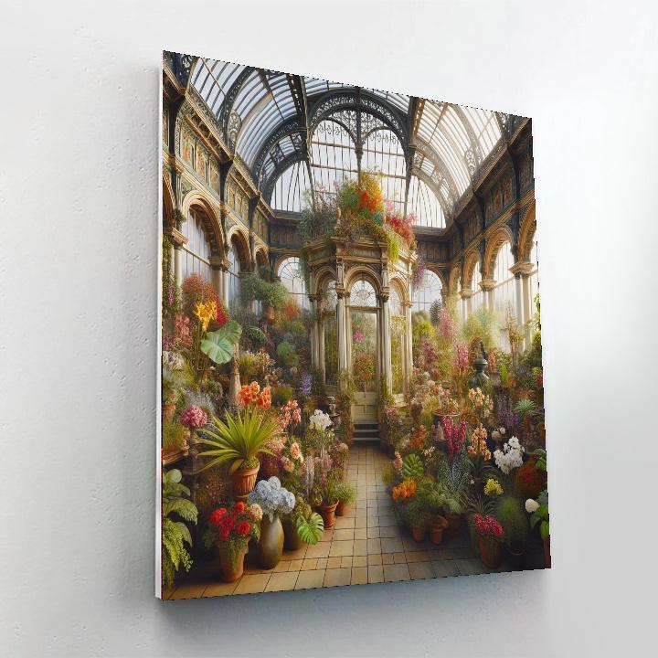 Victorian Flower Conservatory Paint By Number