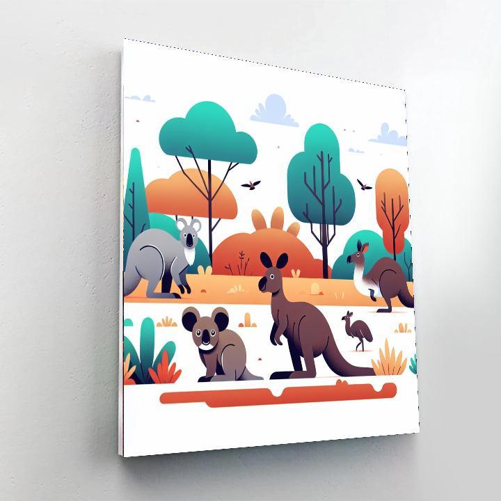 Outback Adventure Safari Paint By Number