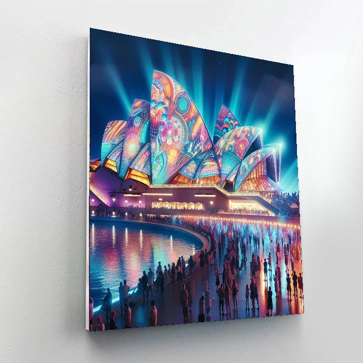 Vivid Sydney Festival DIY Paint By Numbers