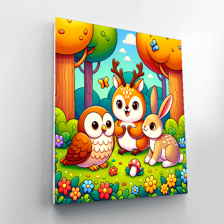 Enchanted Animal Kingdom Paint By Color