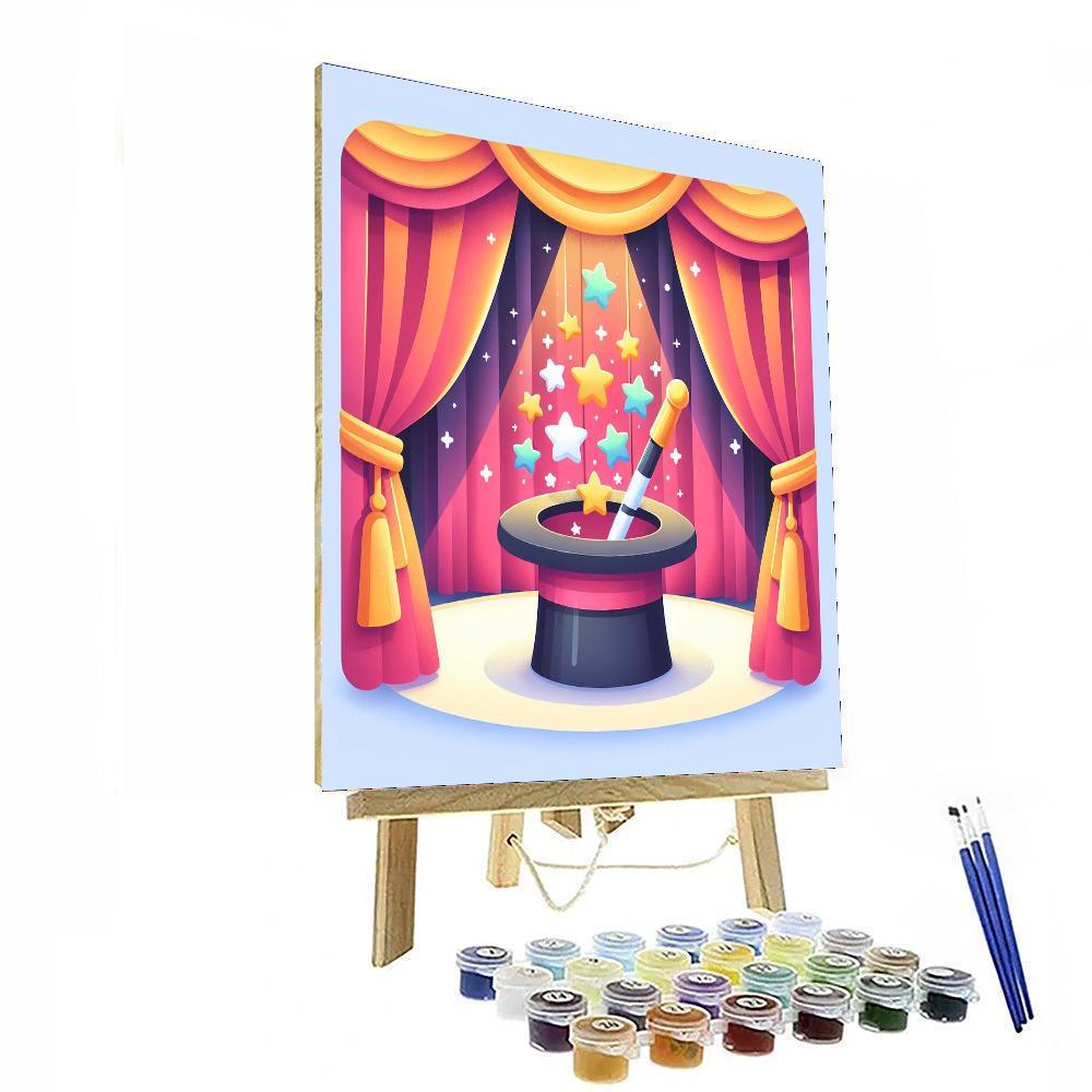 Magician's Trick Box Paint By Numbers Art