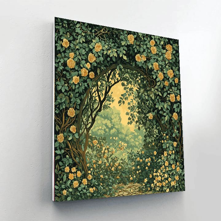 Alphonse Mucha Inspired Celtic Enchantment  Paint By Color
