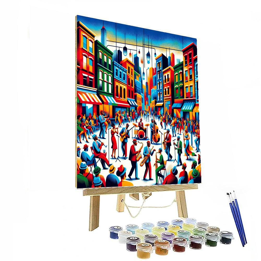 New Orleans Jazz Vibes DIY Paint By Numbers
