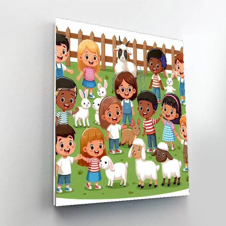Petting Zoo Playtime Paint By Color